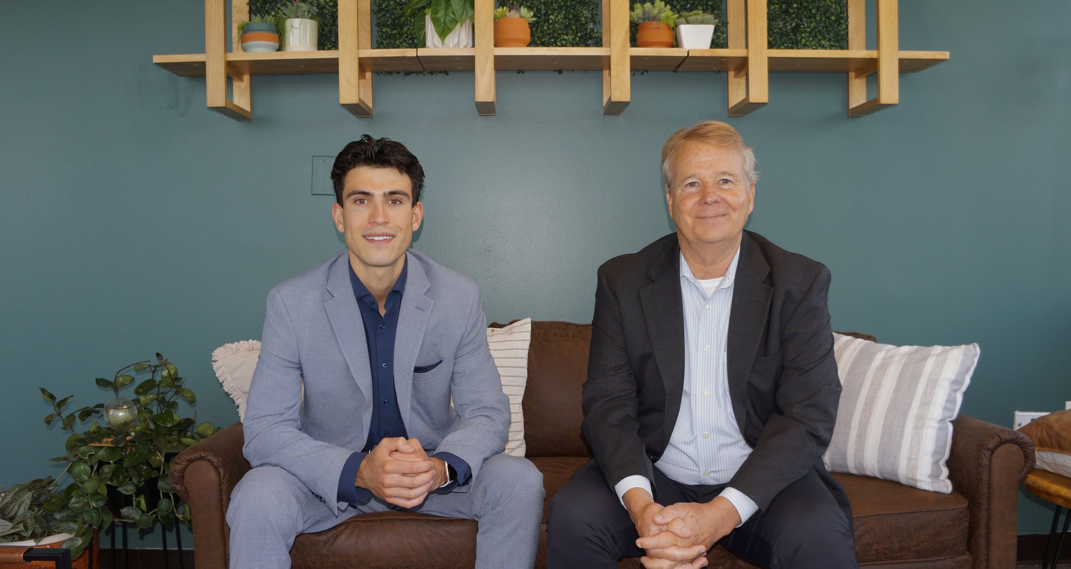 Danny Forebaugh and Rodney Gustafson at the Case Commercial office in Denver